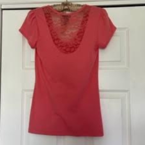 Wet Seat coral pink tee shirt - Picture 2 of 2